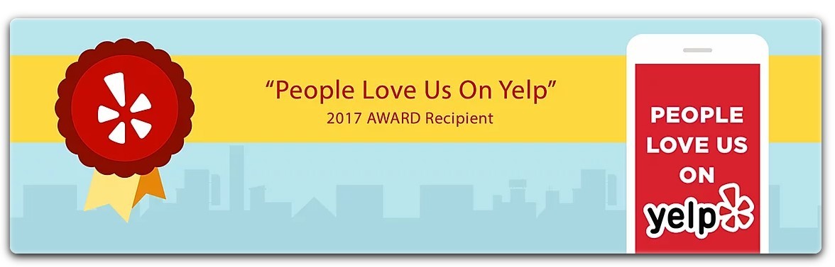 people love us on yelp 2017 award recipient